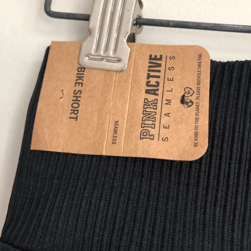 PINK Seamless Rib Bike Shorts NWT - Picture 6 of 12